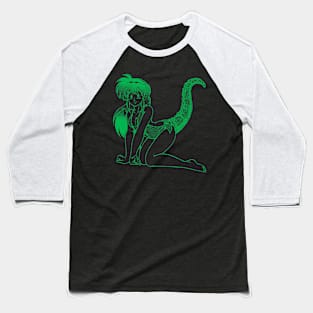 Tail (green variant) Baseball T-Shirt